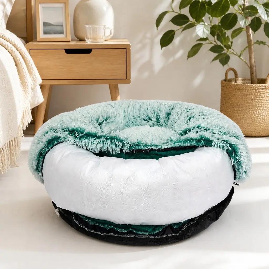 Large Plush Donut Pet Bed