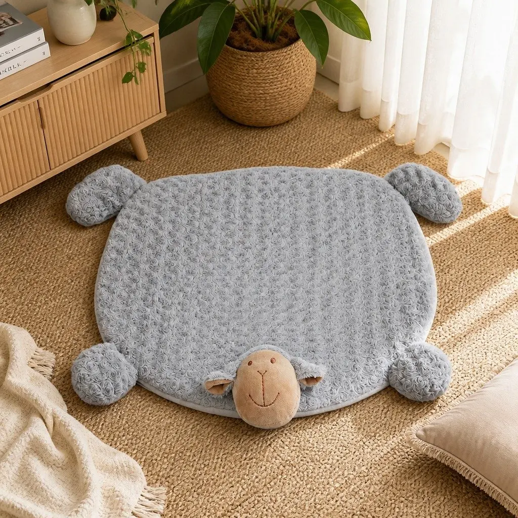 Pet Bed Cat Dog Calming Cushion Squeaky Toys Large Plush Waterproof Anti-slip