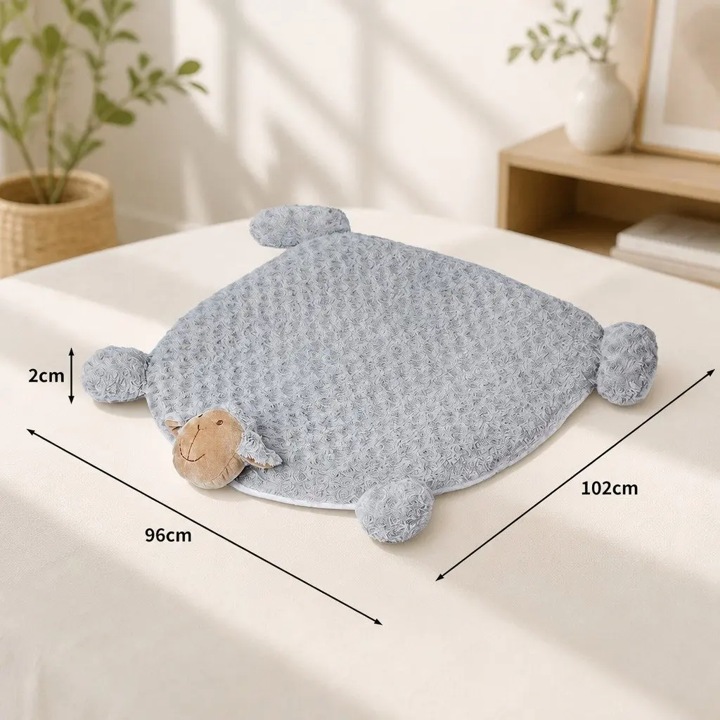 Pet Bed Cat Dog Calming Cushion Squeaky Toys Large Plush Waterproof Anti-slip
