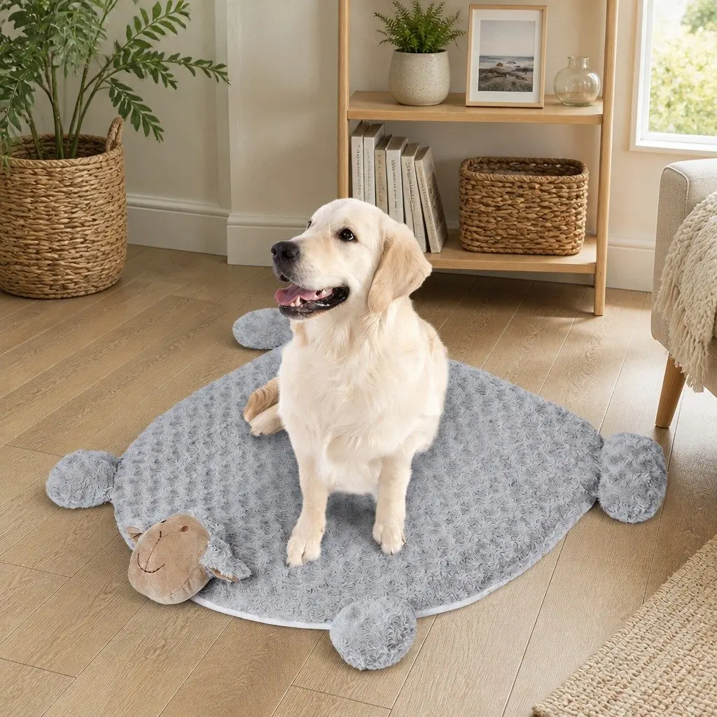 Pet Bed Cat Dog Calming Cushion Squeaky Toys Large Plush Waterproof Anti-slip