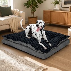 Large Calming Mattress with Memory Foam and Velvet