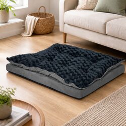 XL Dog Bed Specifications: Memory Foam and Soft Velvet