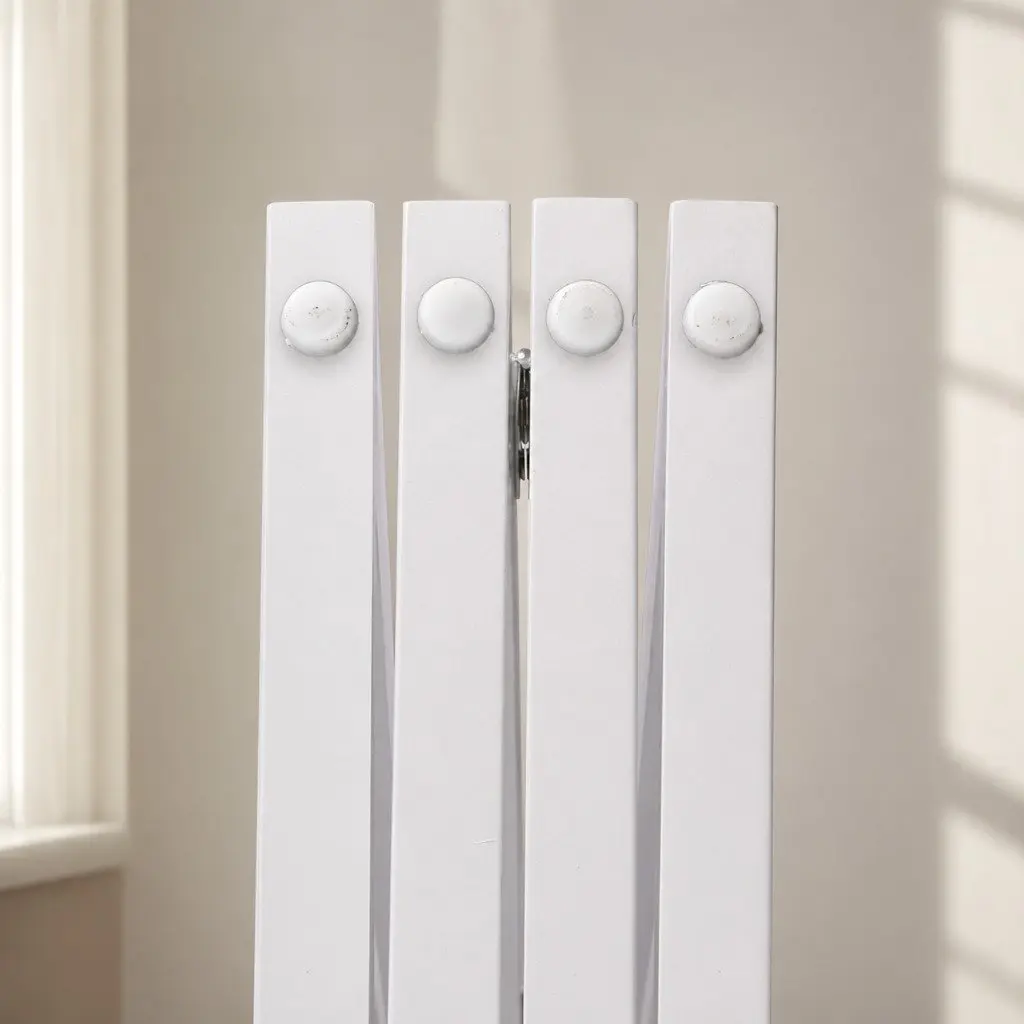 Wooden Pet Gate Dog Fence Foldable Playpen Barrier Indoor Outdoor White 185cm