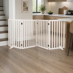 Specifications of the Wooden Pet Gate Freestanding Barrier