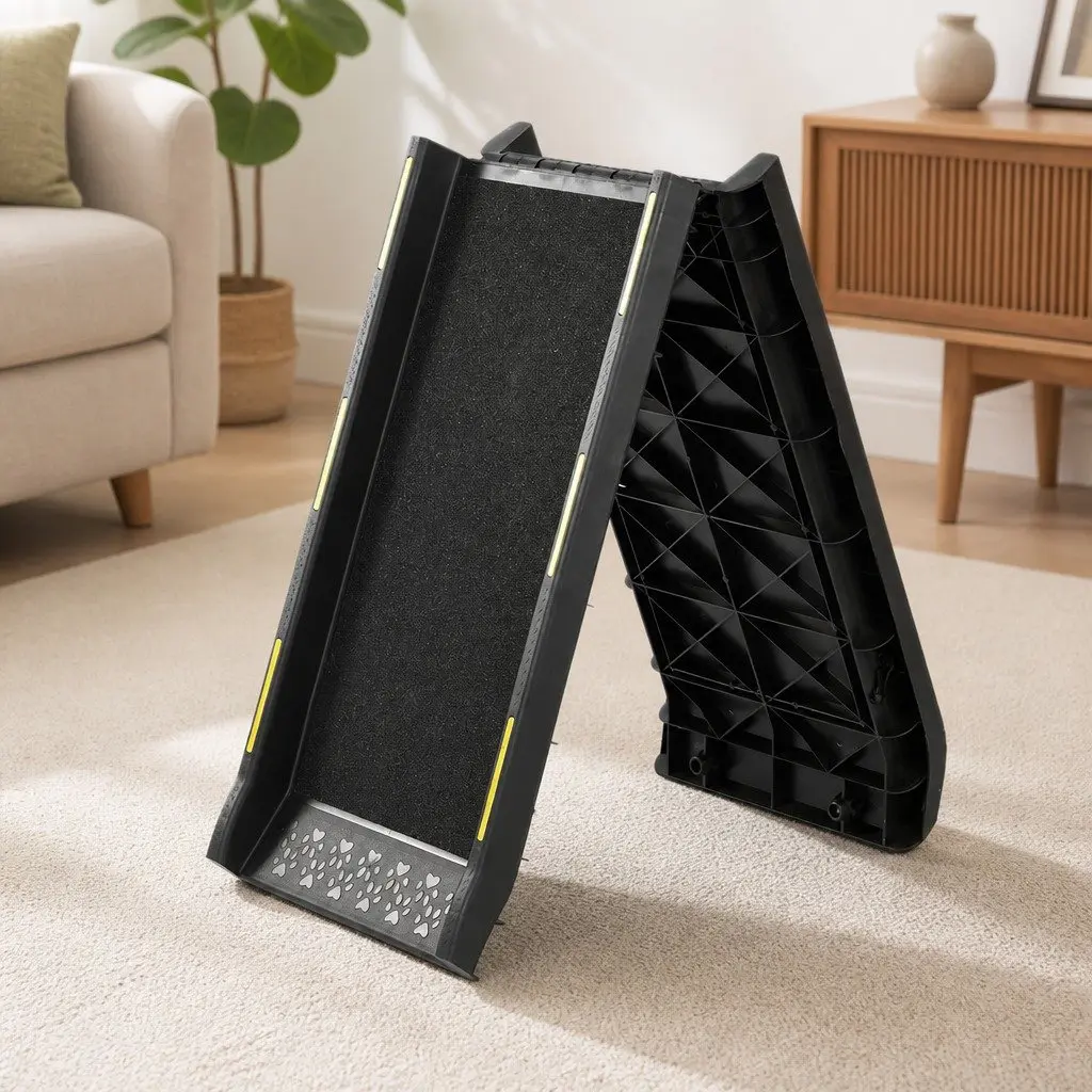 Dog Ramp Pet Car SUV Travel Stair Foldable Portable Large Breed Safe Access