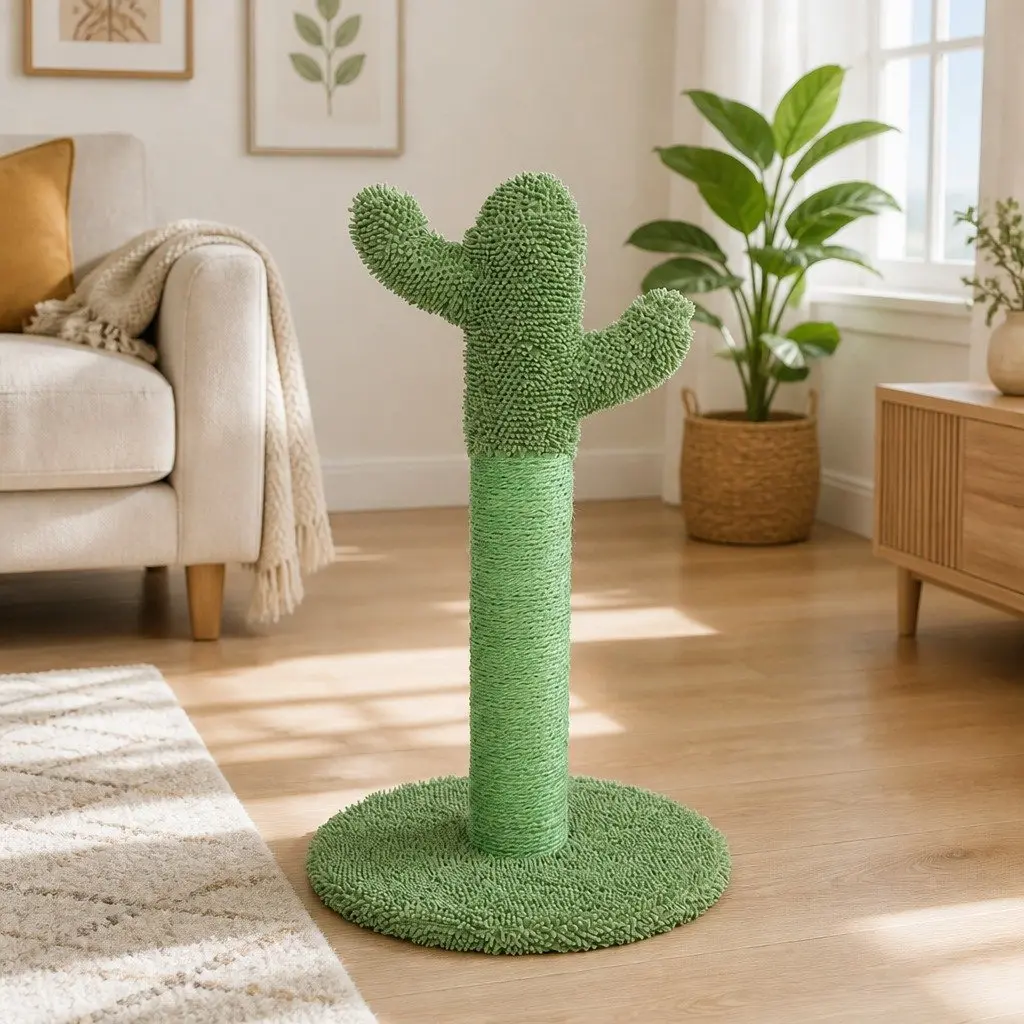 Cactus Cat Scratching Tree Post