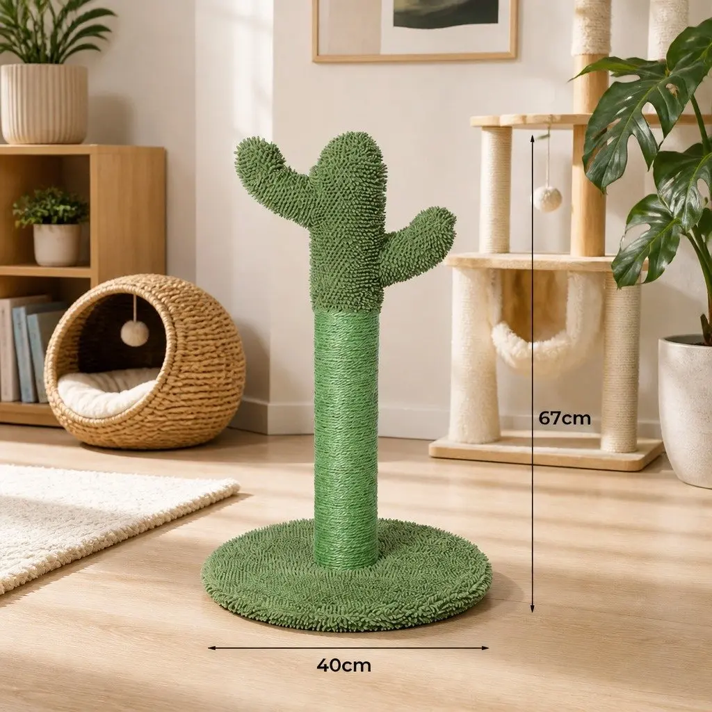 Cactus Cat Scratching Tree Post