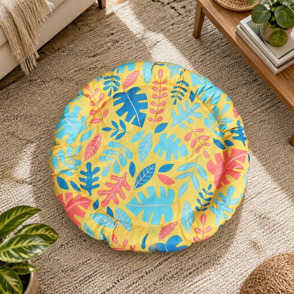 Pet Cooling Gel Mat Large Dog Cat Bed Bolster Scratch Resistant Waterproof