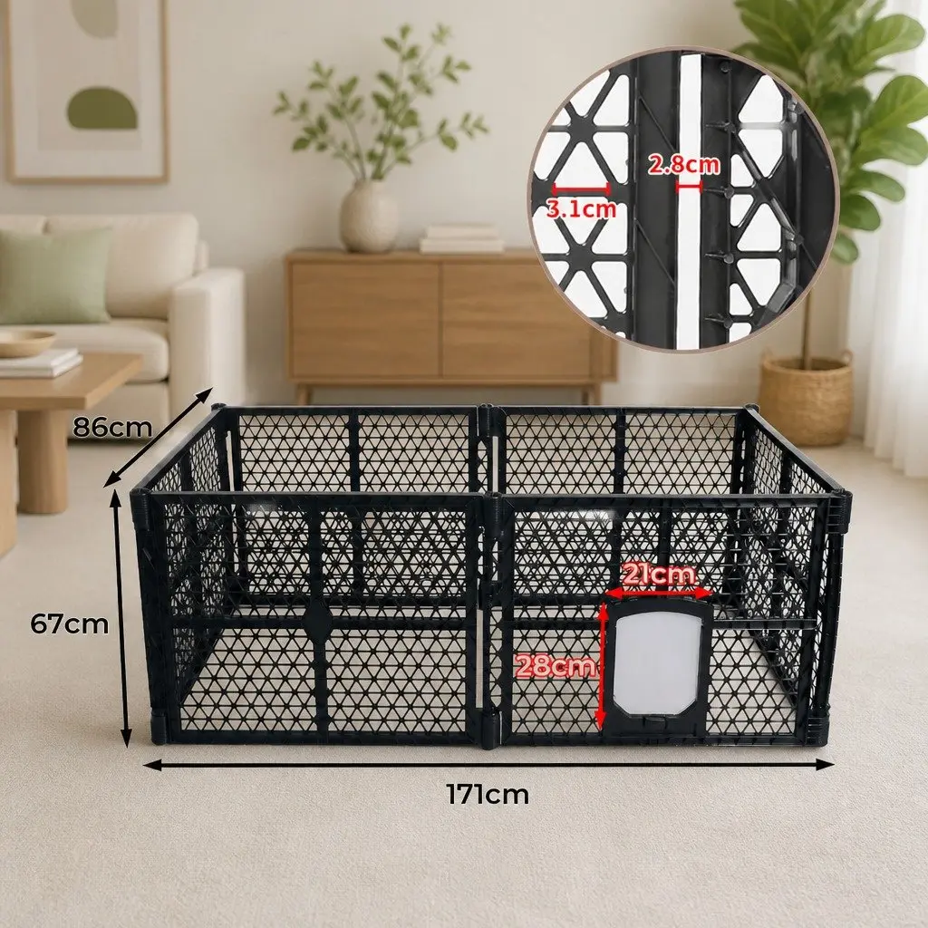 Folding Dog Plastic Playpen