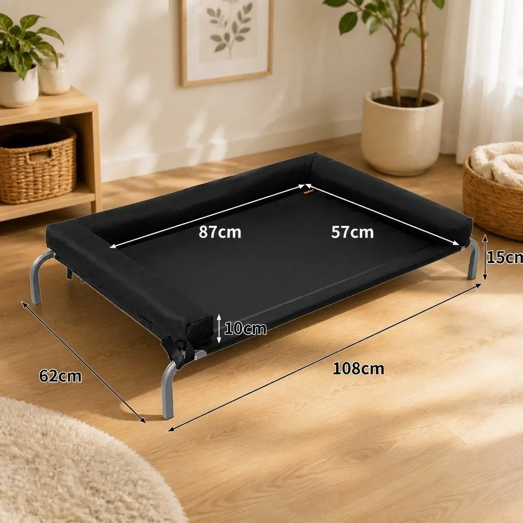 Elevated Pet Bed Dog Puppy Cat Large Outdoor Indoor Raised Trampoline Mesh