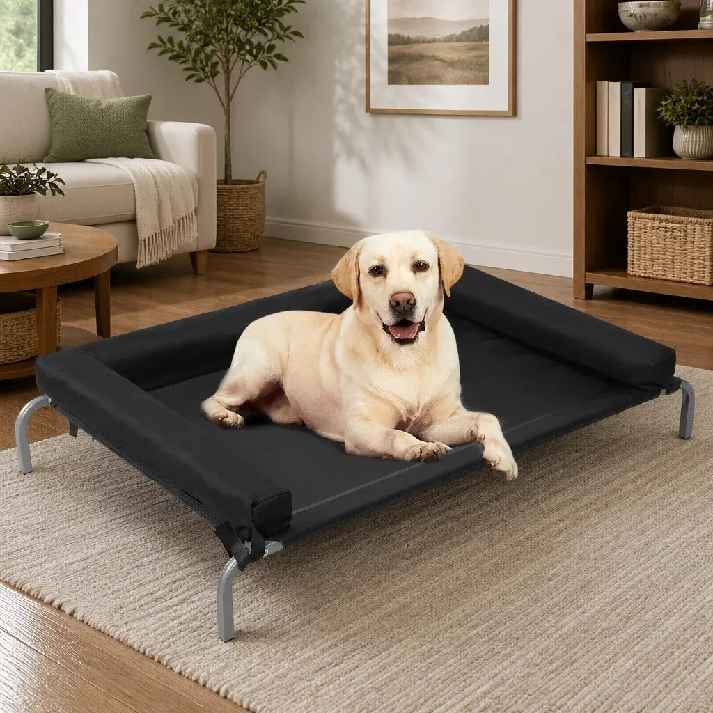 Elevated Pet Bed Dog Puppy Cat Large Outdoor Indoor Raised Trampoline Mesh