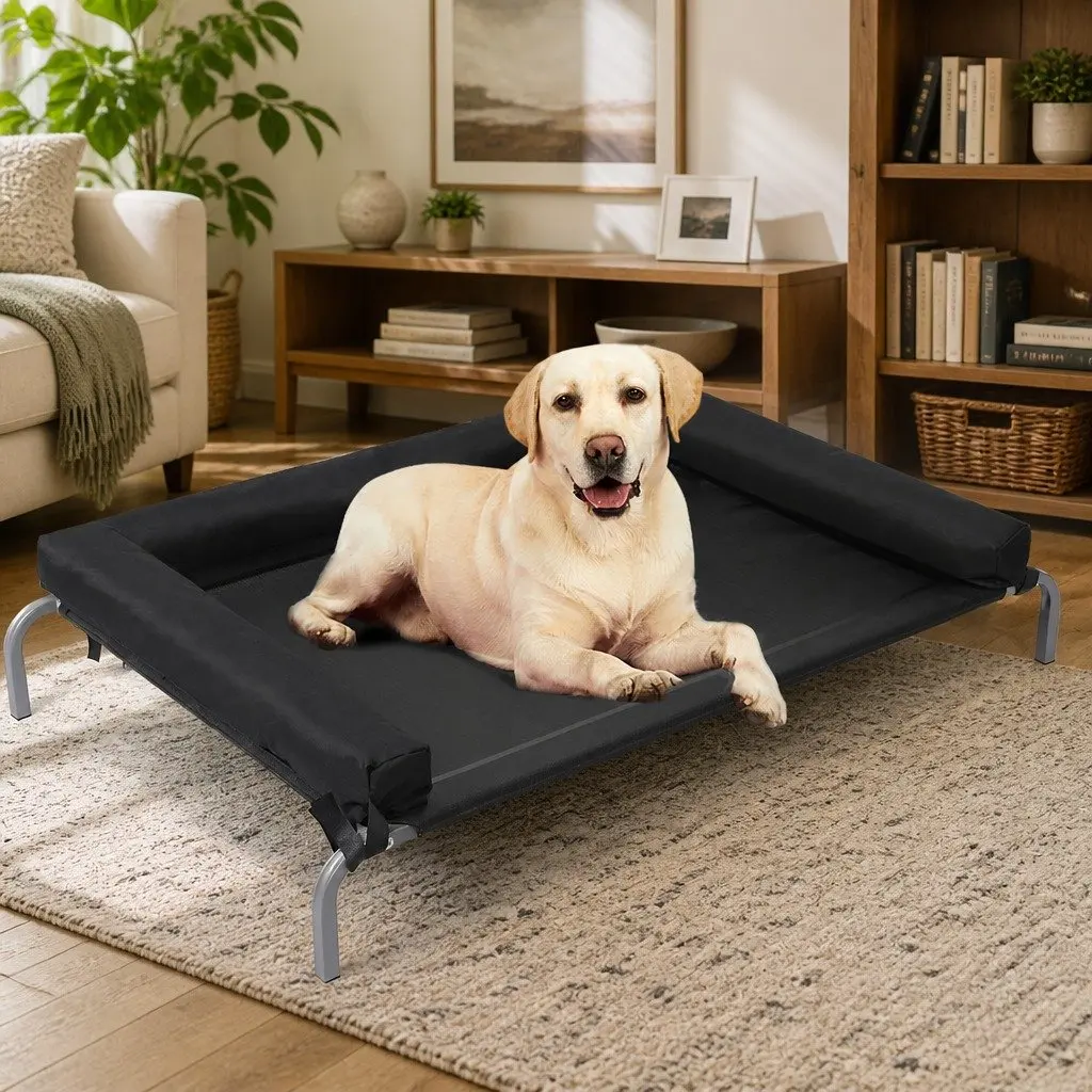 Elevated Pet Bed Dog Cat Puppy Medium Raised Trampoline Breathable Mesh Outdoor