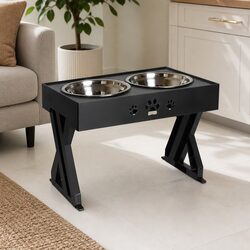 Specifications of Elevated Pet Feeder with Adjustable Bowls
