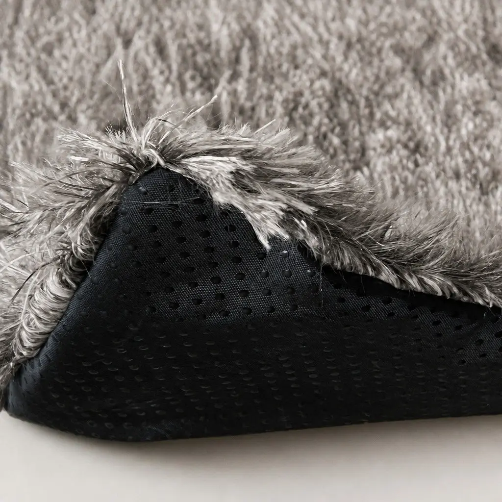 Memory Foam Pet Bed Cushion Large Dog Cat Calming Mat Washable Charcoal