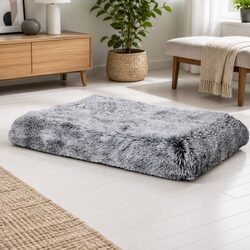 Medium Pet Cushion Specs: Memory Foam, Charcoal Color