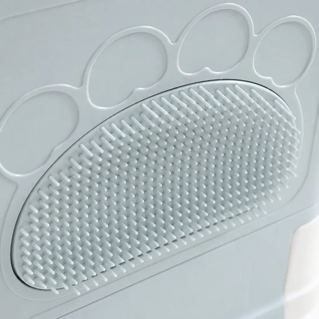 Foldable Cat Litter Box in Blue