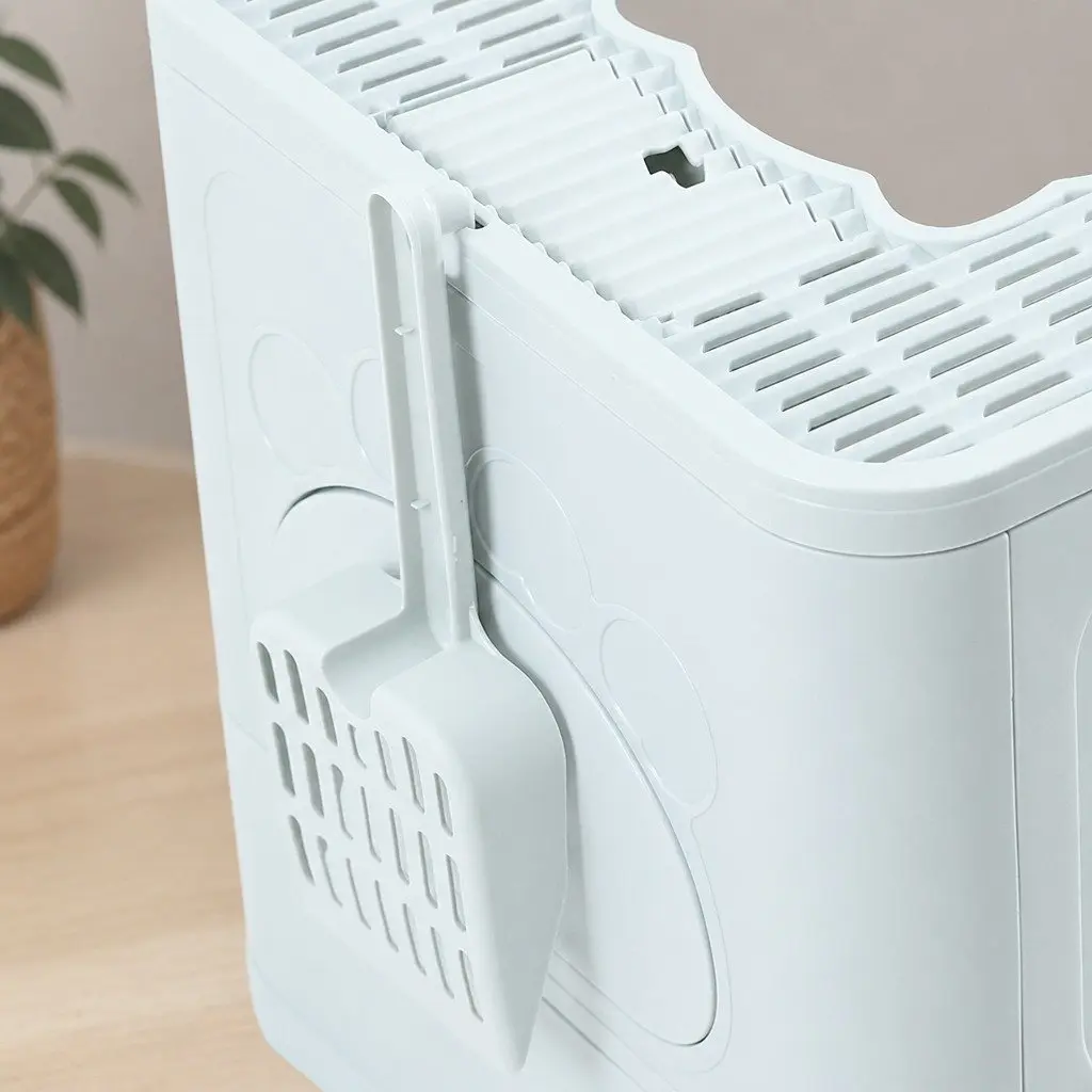 Foldable Cat Litter Box in Blue