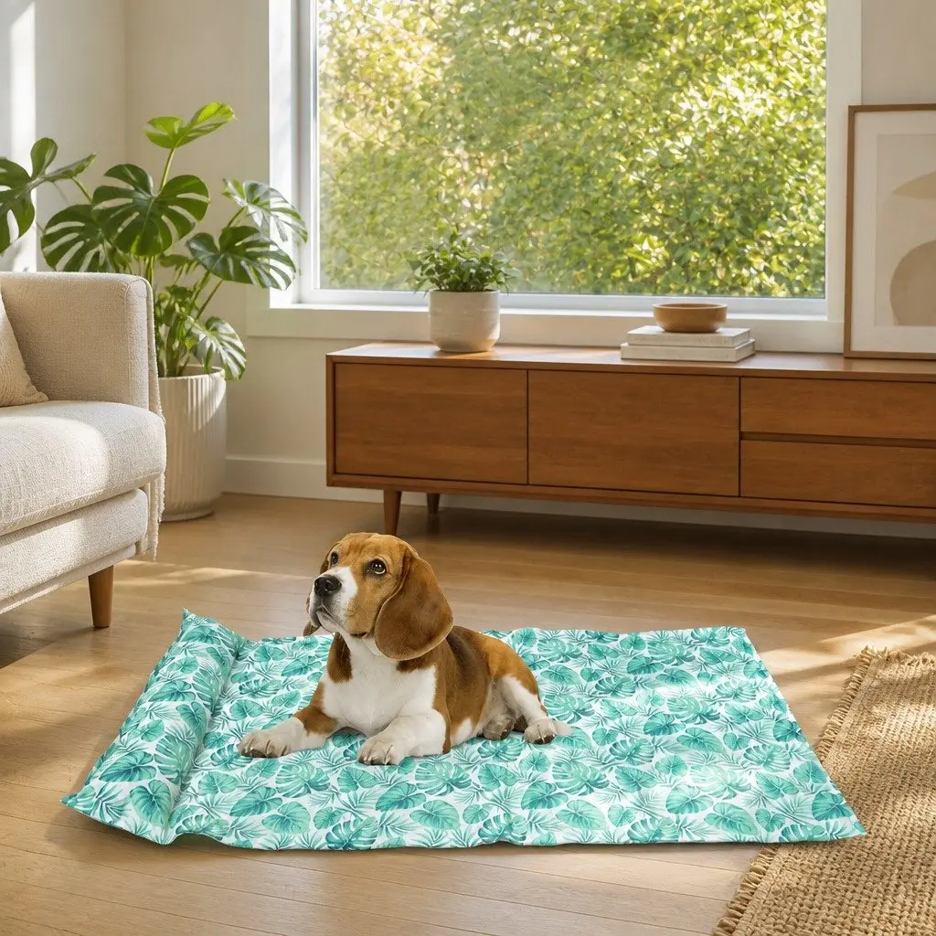 Pet Cooling Mat Cat Dog Gel Self-Cooling Pad Waterproof PVC Comfort Pillow