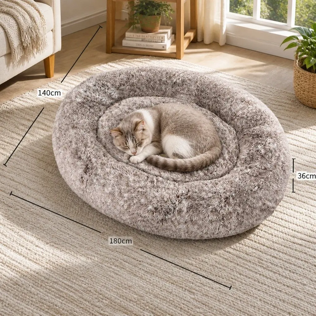 Human Size Faux Fur Nap Bed