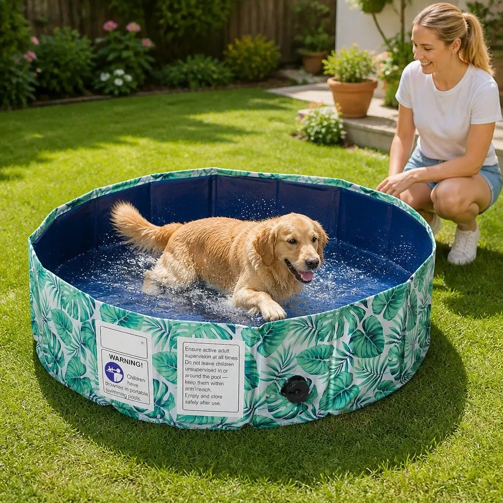 100cm Portable Pet Swimming Pool