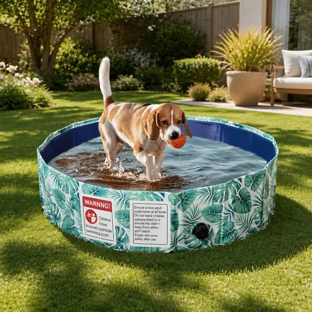 100cm Portable Pet Swimming Pool