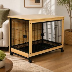 Specifications for XL Wooden Dog Kennel with Tray