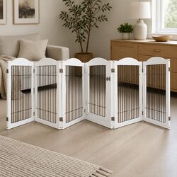 Specifications of 6-Panel Pet Dog Playpen - White