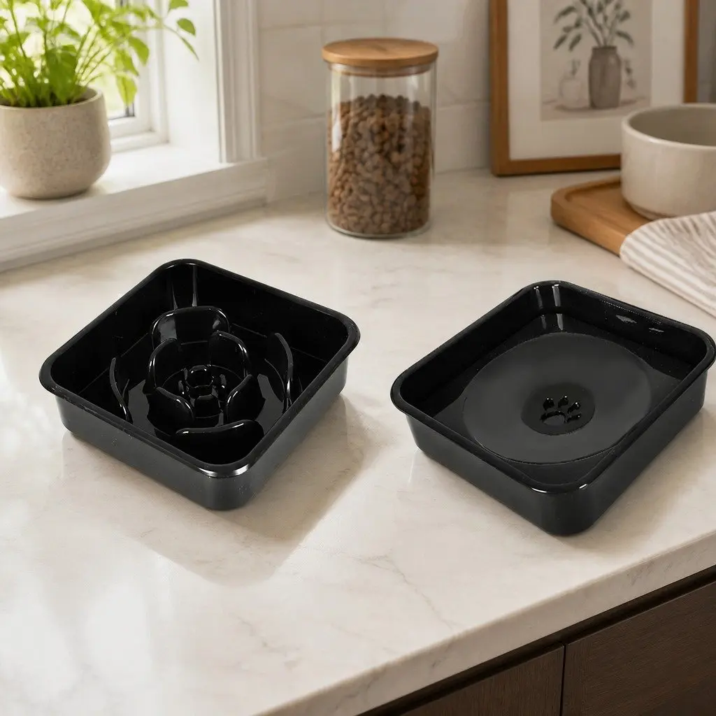 Elevated Pet Feeder with Adjustable Height