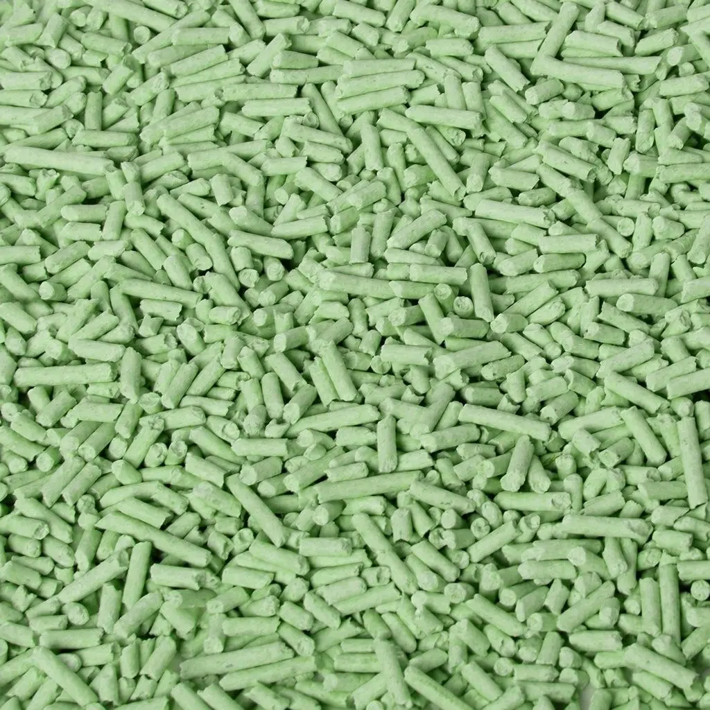 Tofu Cat Litter for Cats 2.5kg Green Tea Scent Biodegradable Flushable 2 Bags