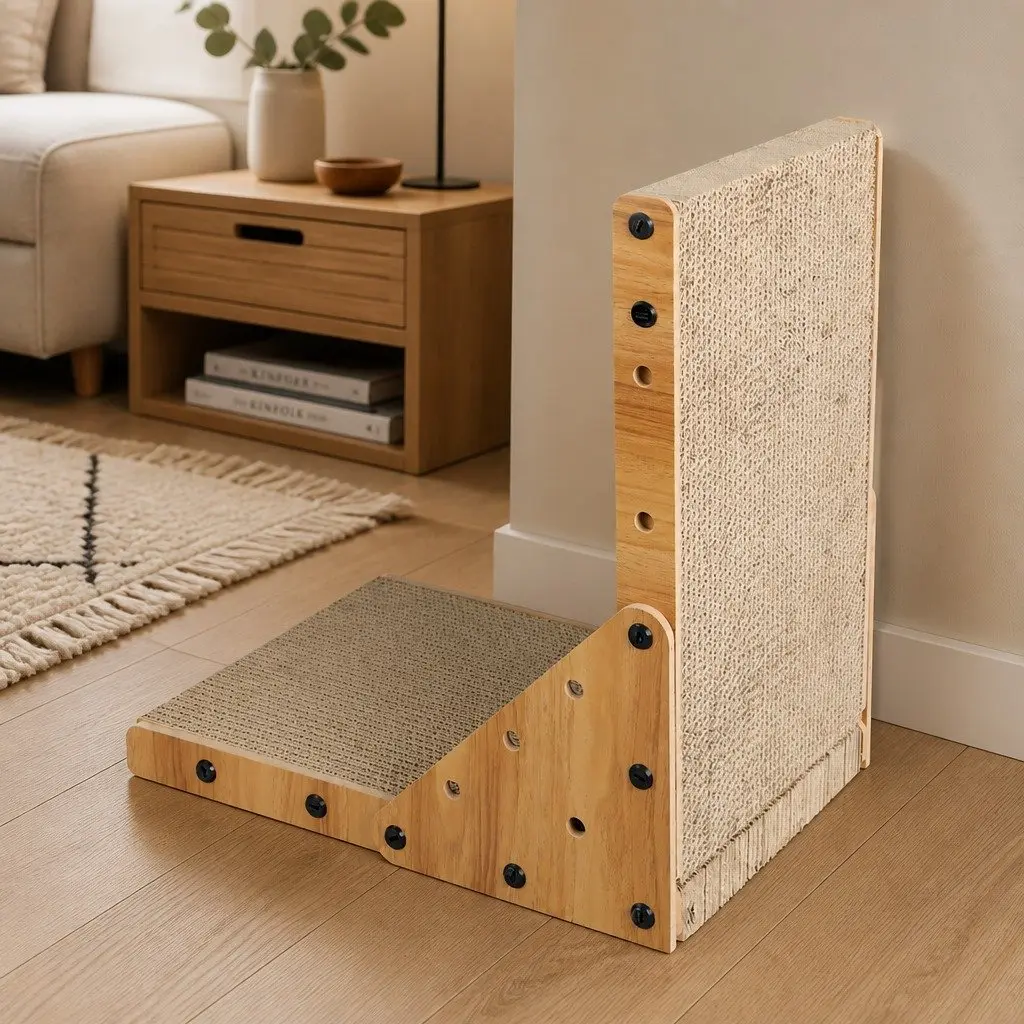 Cat Scratching Board Cardboard Scratcher Post Furniture Protector Claw Exercise