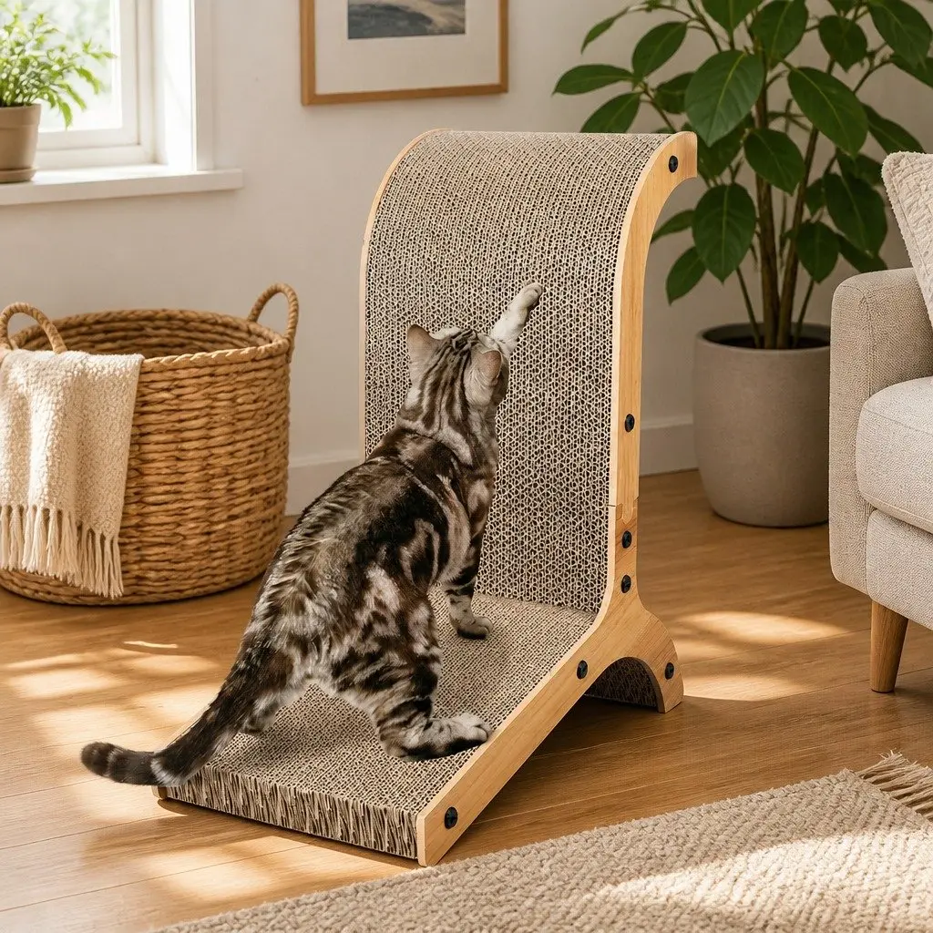 Cat Scratch Pad and Scratcher Post