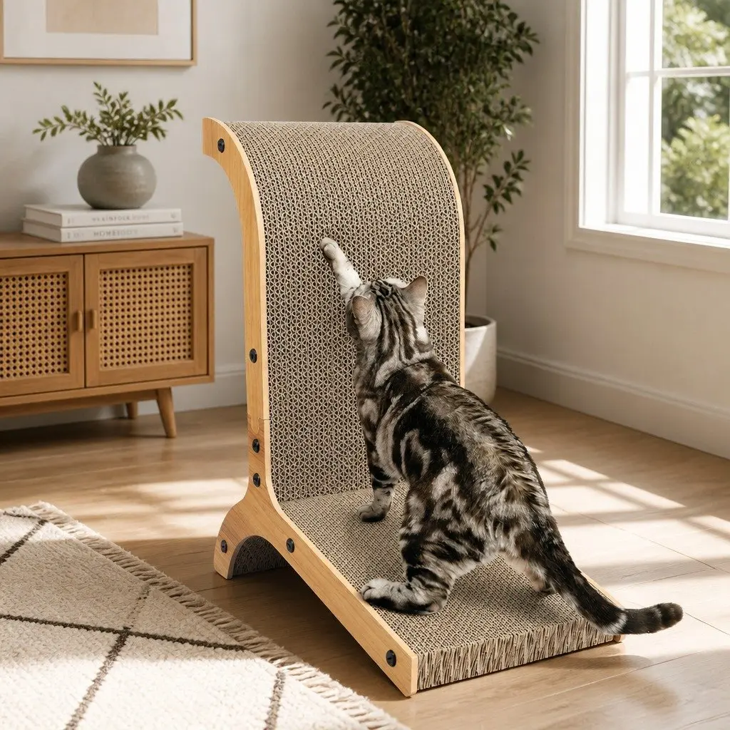 Cat Scratch Pad and Scratcher Post