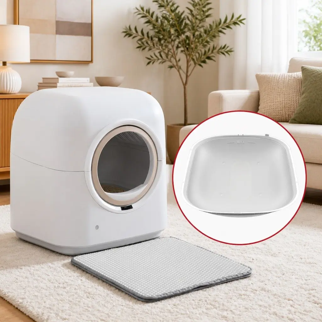 Replaceable Silicone Liner Pad for Litter Boxes