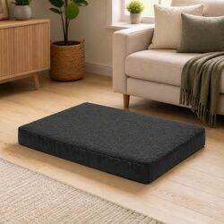 Orthopedic Pet Dog Bed – 90cm x 60cm x 7.6cm, Grey