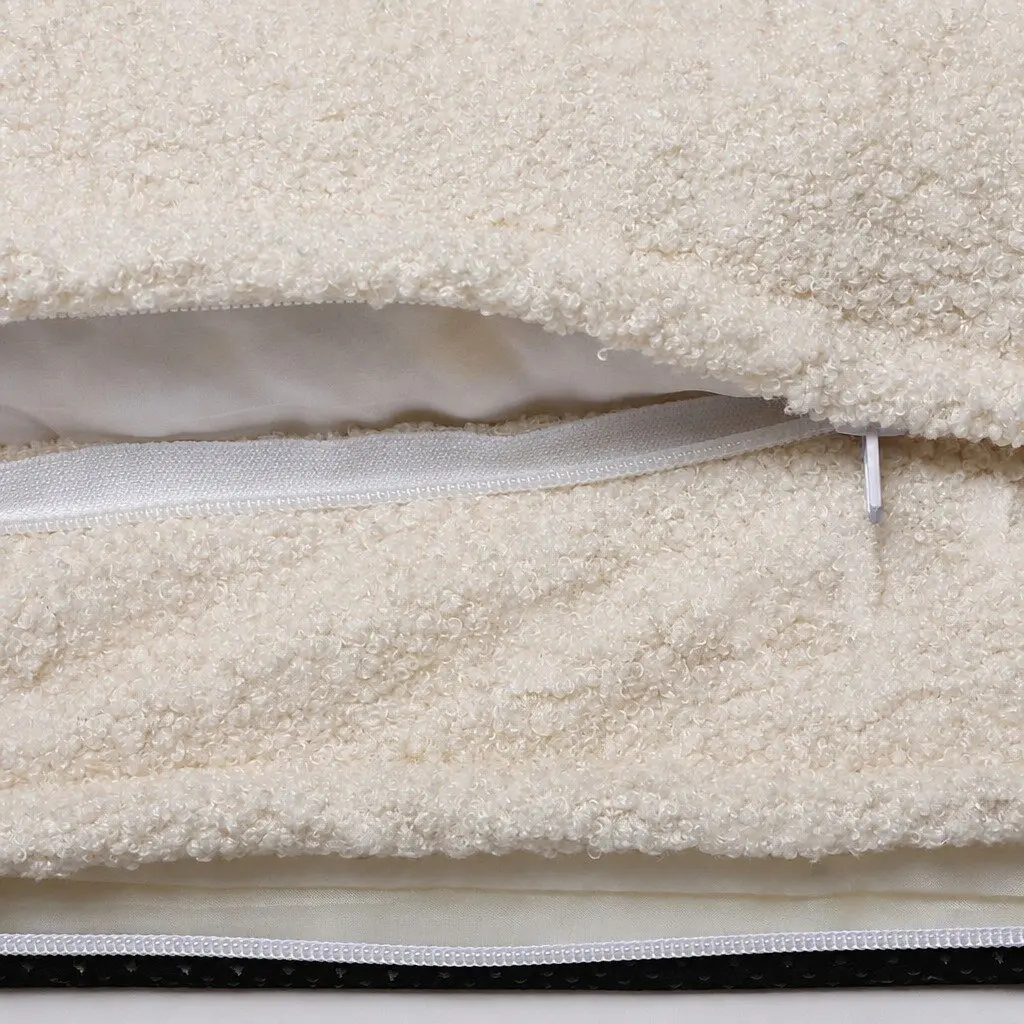 Memory Foam Pet Sofa Bed Orthopaedic Dog Cat Raised Rim Removable Cover Extra