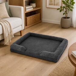 Memory Foam Pet Sofa Bed Specs: XXL, Grey, Washable
