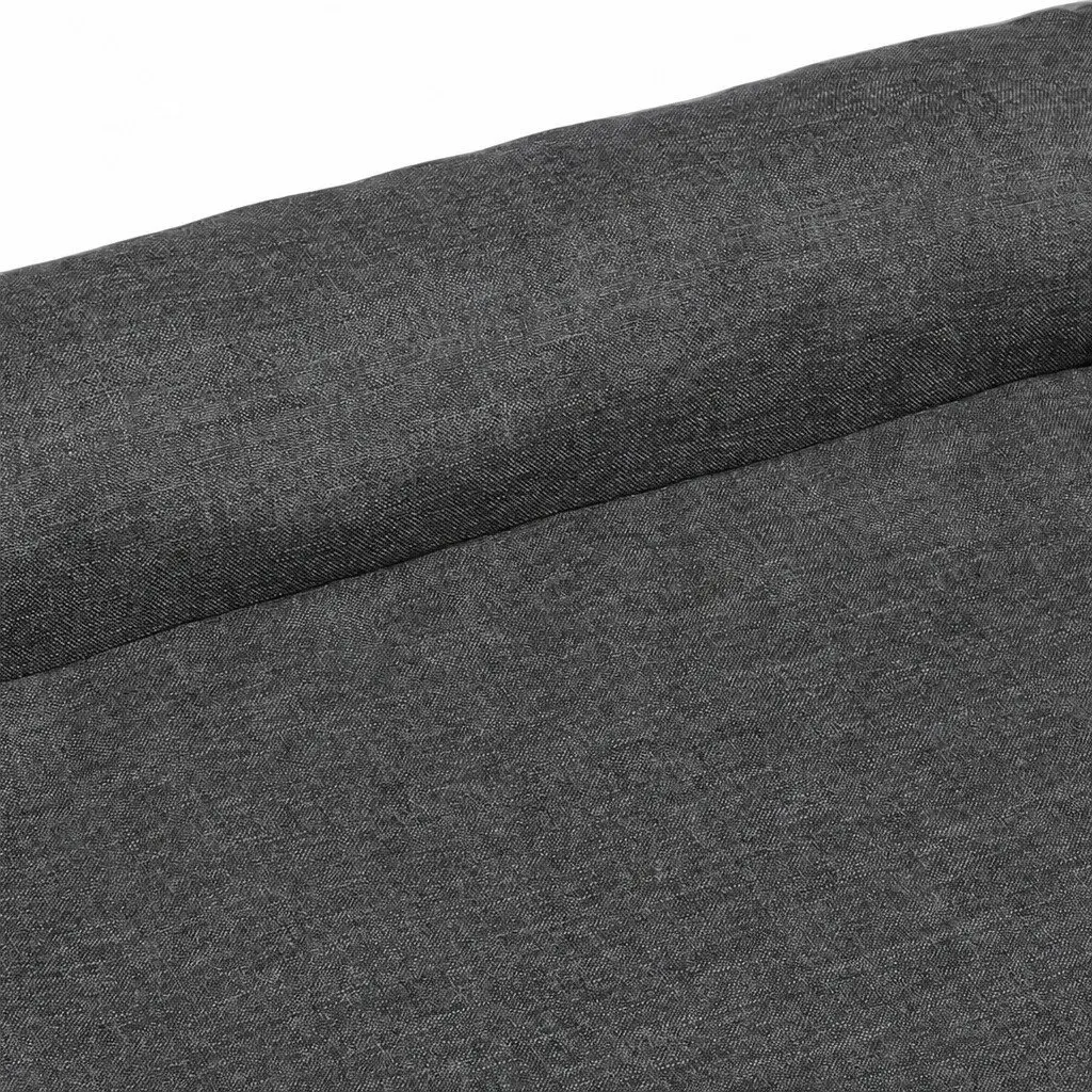 Orthopedic Dog Bed Large Grey Memory Foam Sofa Bolster Lounger Support