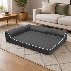 Orthopedic Dog Bed Specifications: Memory Foam, Grey