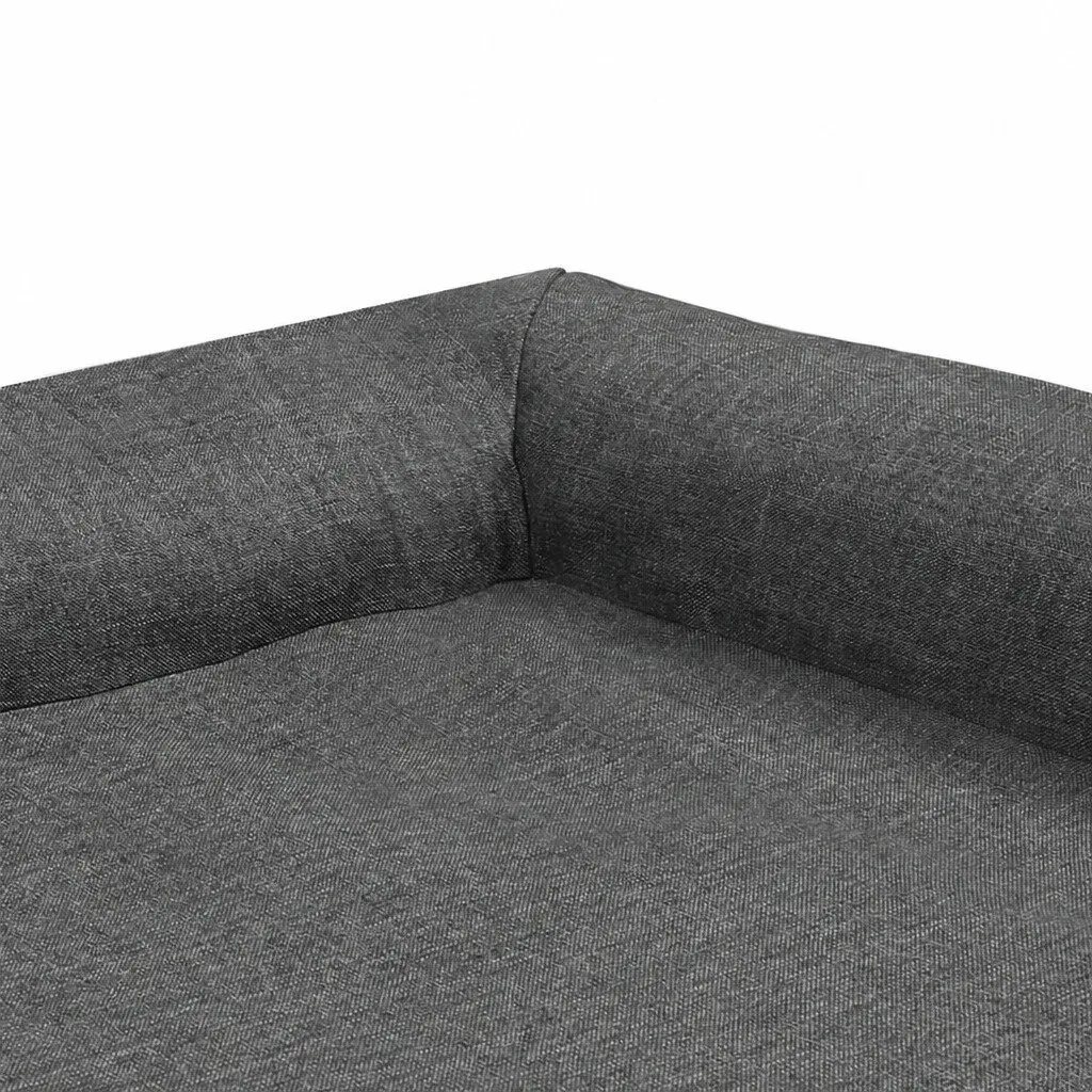 Orthopedic Dog Bed M Grey Memory Foam Pet Sofa Removable Washable Cover
