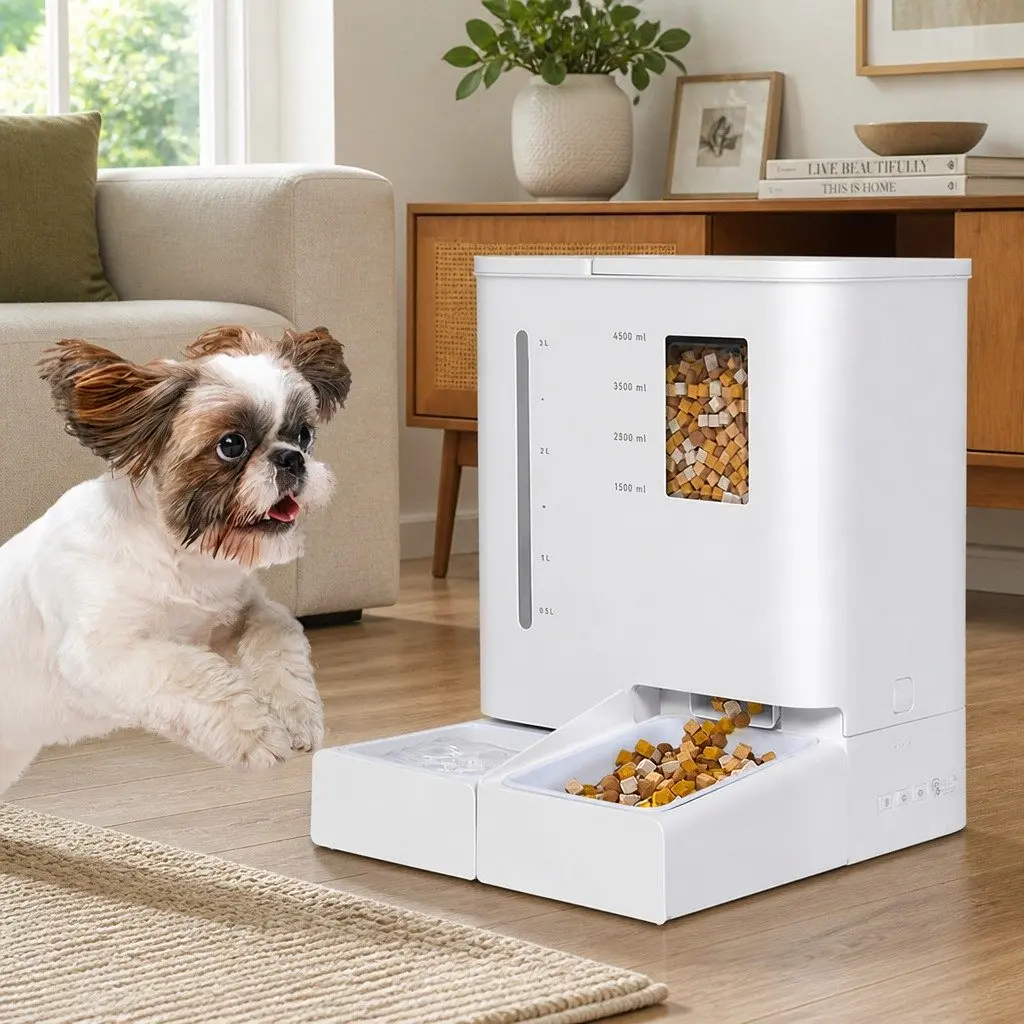 Automatic Pet Feeder and Water Dispenser