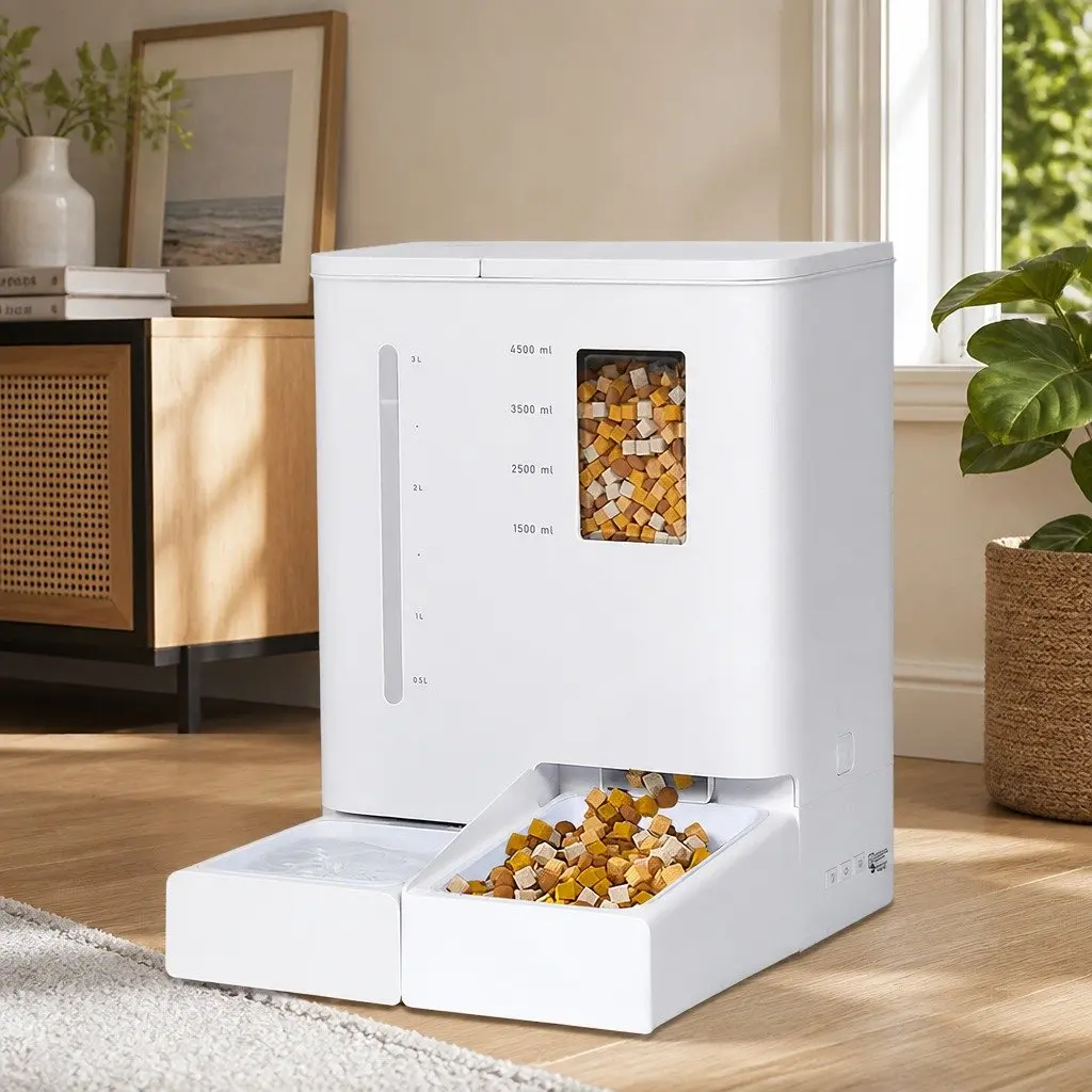 Automatic Pet Feeder and Water Dispenser
