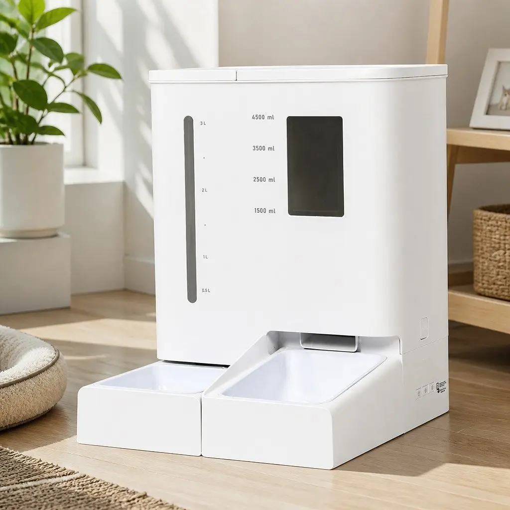 Automatic Pet Feeder and Water Dispenser