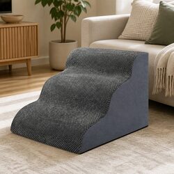 3-Step Pet Stairs Specifications: 58cm L x 40cm W