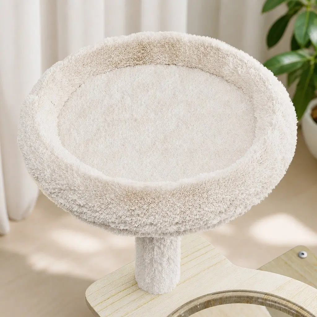 Cat Tree Tower Scratcher Condo House 120cm Climbing Frame Pet Furniture