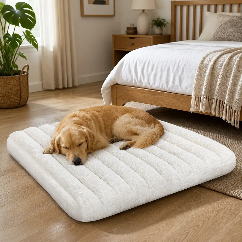 Orthopedic Dog Bed XL Indoor Outdoor Use Egg Crate Foam Removable Washable Cover