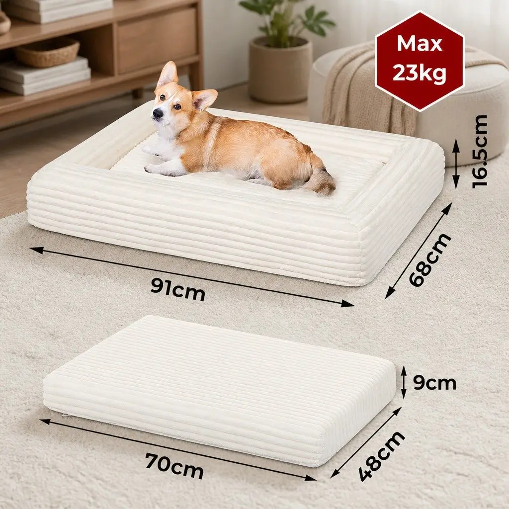 Large Orthopedic Dog Bed with Foam