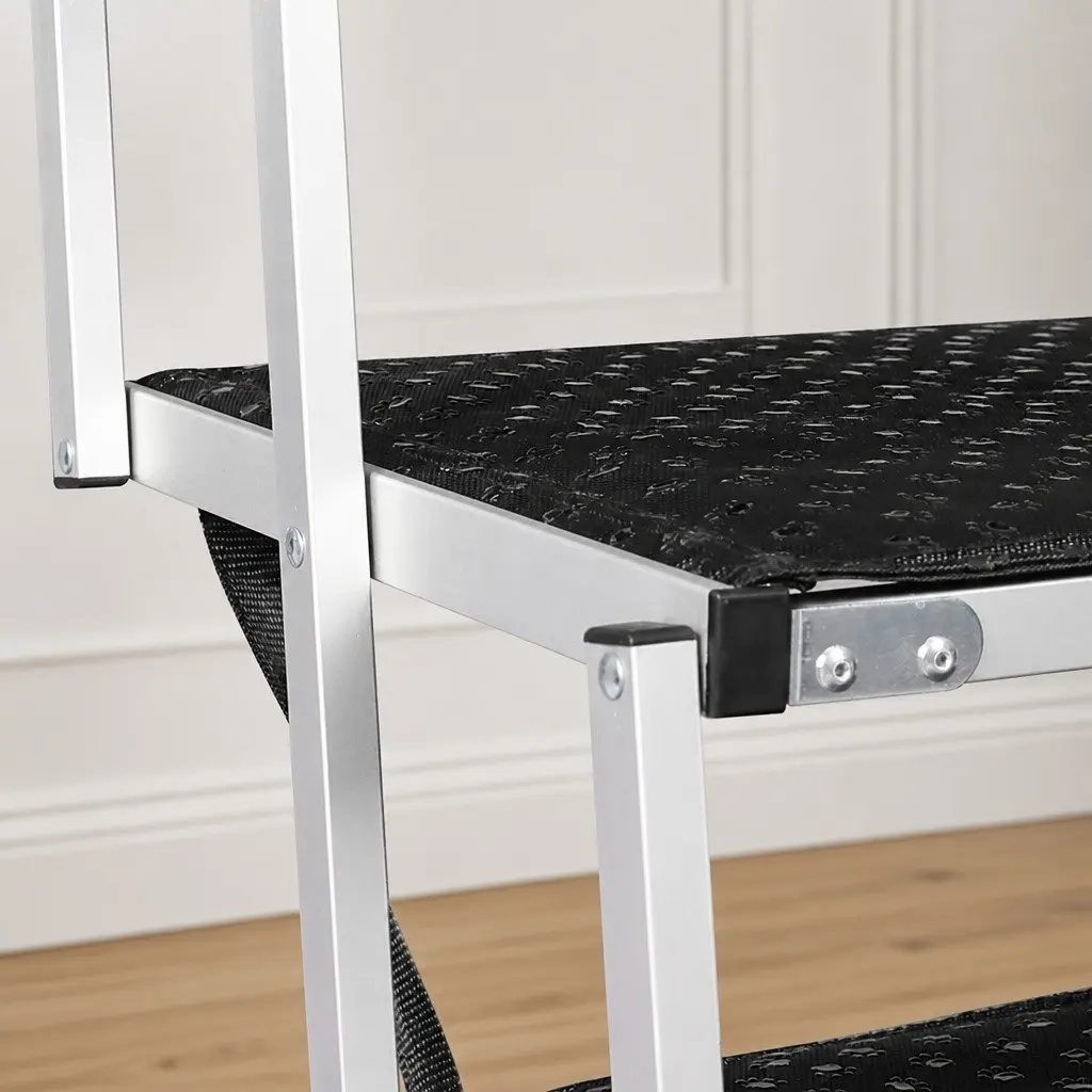 Pet Ramp Foldable Dog Stairs Car SUV Travel Step Adjustable Height Indoor