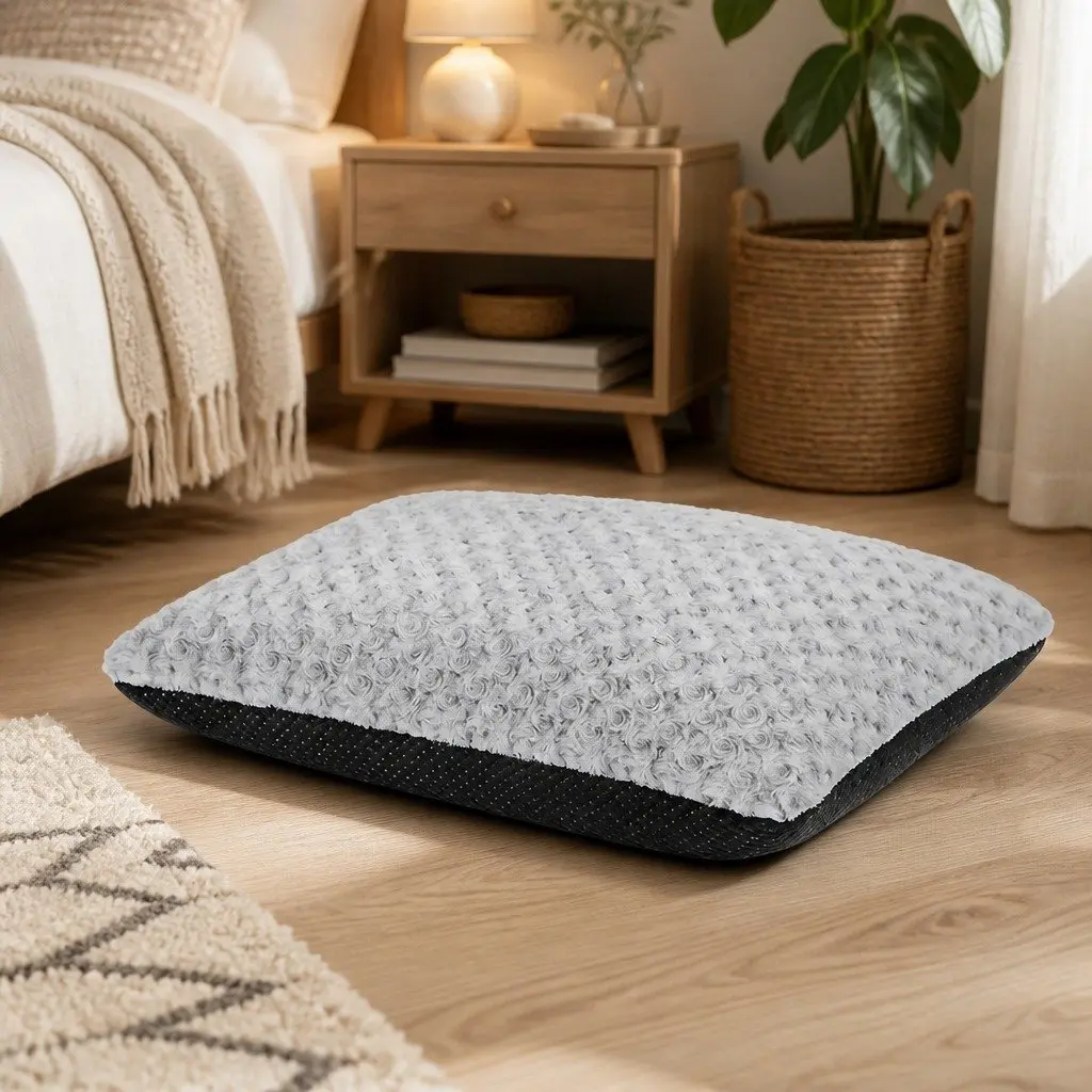 Dog Bed for Pets Soft Plush Mattress Joint Support Machine Washable 60cm x 45cm