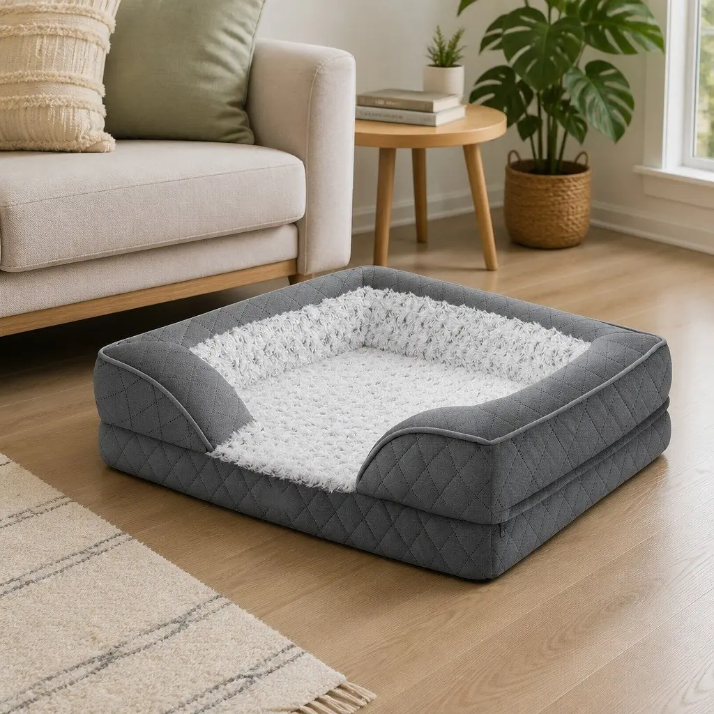 Orthopedic Memory Foam Dog Bed