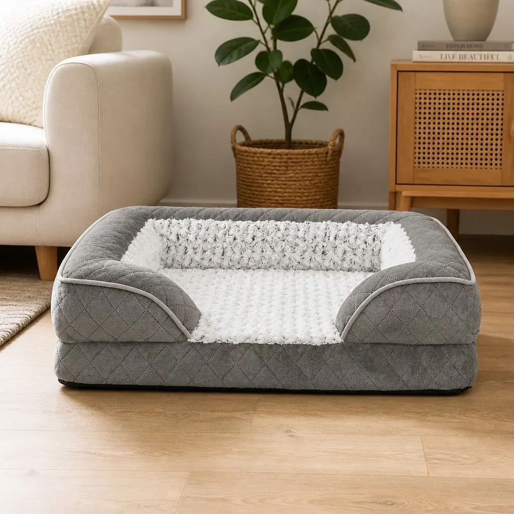 Orthopedic Memory Foam Dog Bed